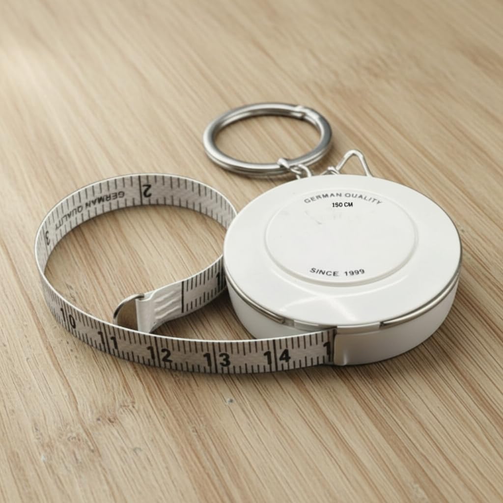 Zenith Retractable Body Measuring Tape, Multicolor, 150 cm Length, Lock Pin Button Feature, Polyester Material for Body Measurement, Tailoring, Sewing Accessories (150 CM SMALL)-image-23