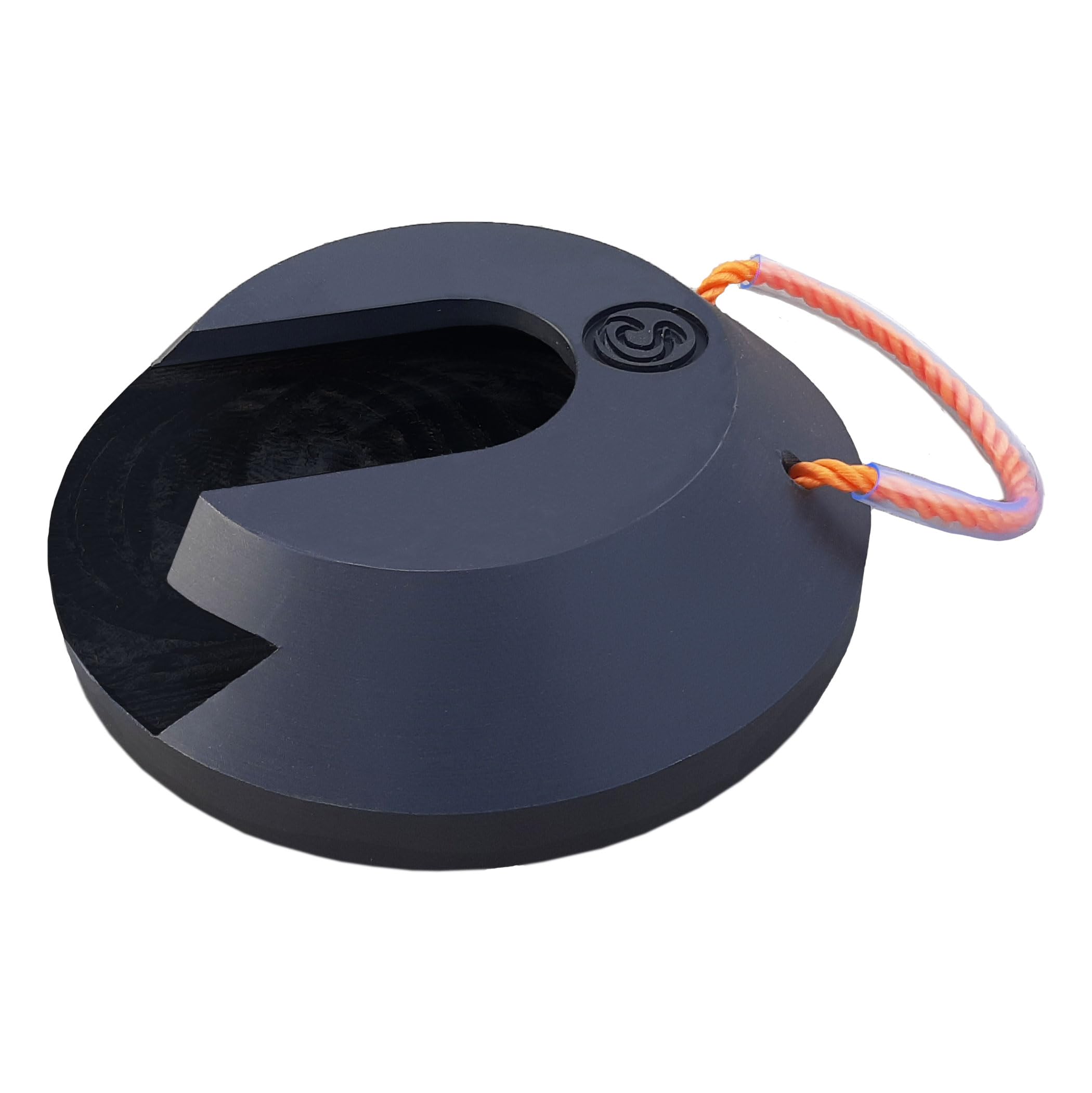 Pedane Coniche per Piedi Stabilizzatori Gru in Polietilene Ø 30 cm, Ø 40 cm e Ø 50 cm, Piastre a Calza per Stabilizzatori, Nere. (Ø 50 cm H8 cm, nero)