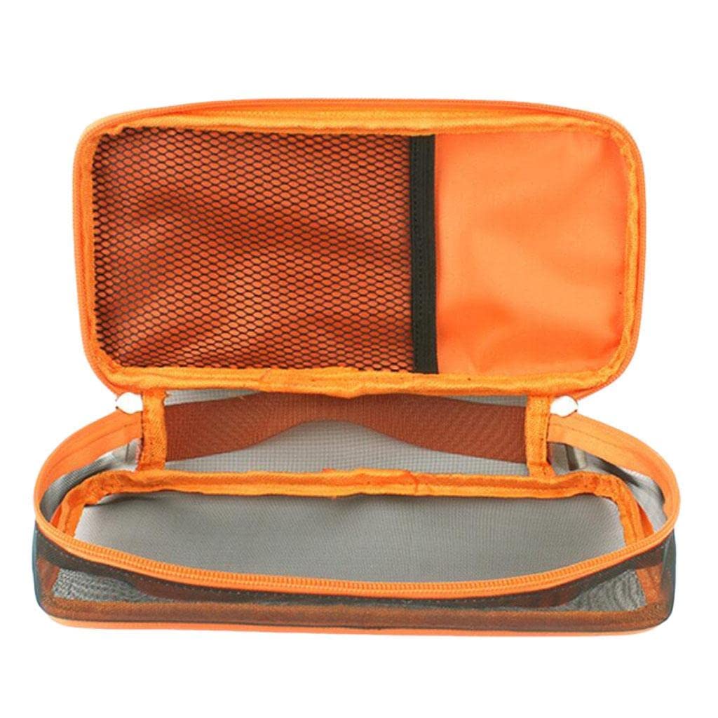 zalati Picnic Bag for Outdoor Tableware Flatware Organizer Case, Brown, Medium/Large - Image 2