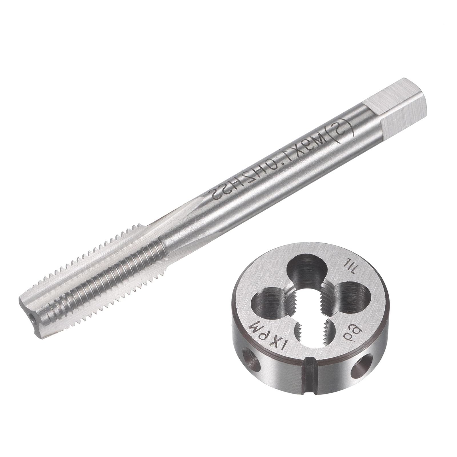 MACHSWON M9x1mm Metric Tap and Die Set,Machine Thread Screw Tap with Round Threading Die,Tap & Die Kit for Nut Screw Bolt Thread Repair โ image 1