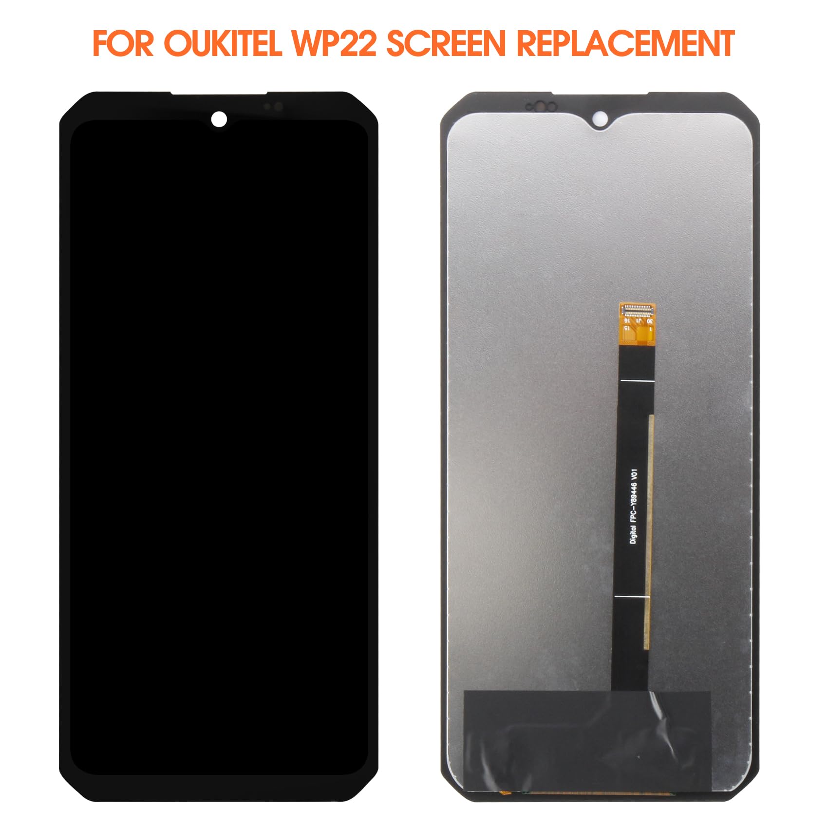 Schermo LCD Di Ricambio Per Oukitel WP22 - Display Con Touch Screen E Strumenti Di Installazione, Riparazione Telefono