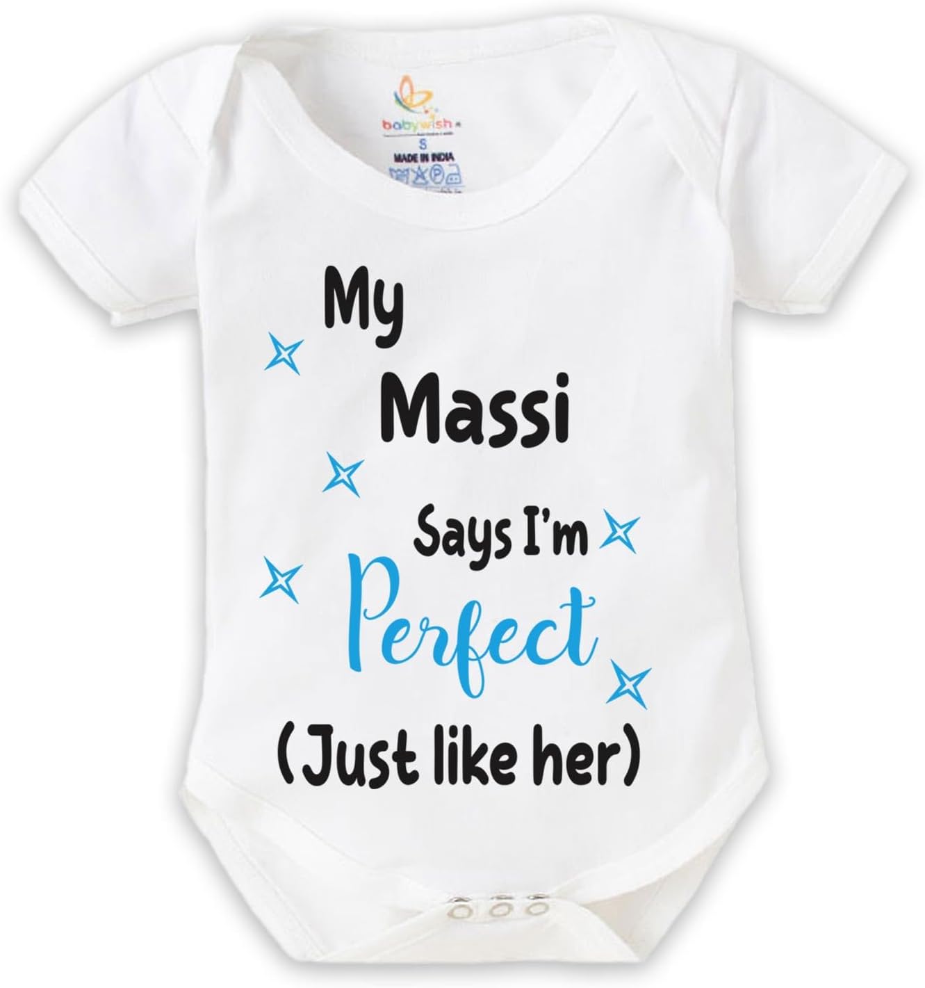 Bodysuit For Baby Arriving Ceremony Props | Celebrate Baby Arrived Ceremony Moments With Family - My Massi Say I'm Just Like Her Print