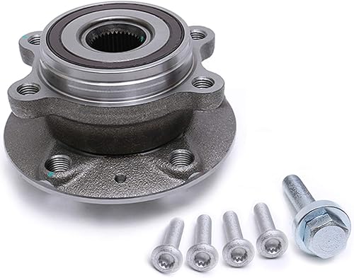 FKG 513253 Conjunto de cubo de cojinete de rueda delantera para Audi TT 08-14, VW Tiguan 09-17, 06-17 Passat, 05-13 Jetta, 06-14 VW GTI, 12-14 Golf,