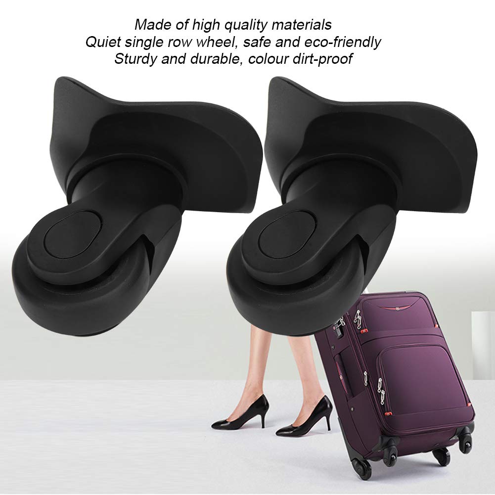RiToEasysports 1 Pair Replacement Mute Luggage Wheels Suitcase Wheels for Suitcase Parts