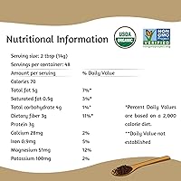 Vista 7 de Semillas de lino orgánicas molidas esenciales por Spectrum 14 oz, 252100, 1, 1