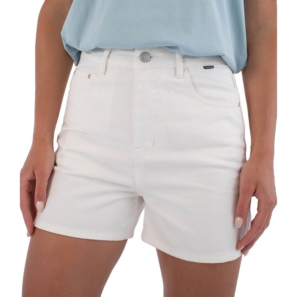 Hurley Women's Shorts - Carpenter White