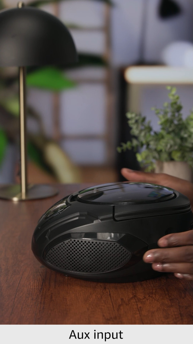 Amazon.com: PROSCAN Elite Portable CD Boombox with AM/FM Radio