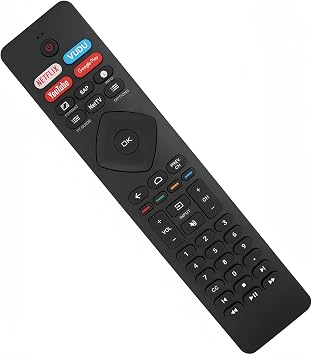 Replacement Remote Control Compatible for Philips Android Smart TV 43PFL5604/F7 55PFL5766/F7 50PFL5766/F7 55PFL5604/F7A 65PFL5766/F7 65PFL5604/F7A 65PFL5704/F7A 75PFL5704/F7