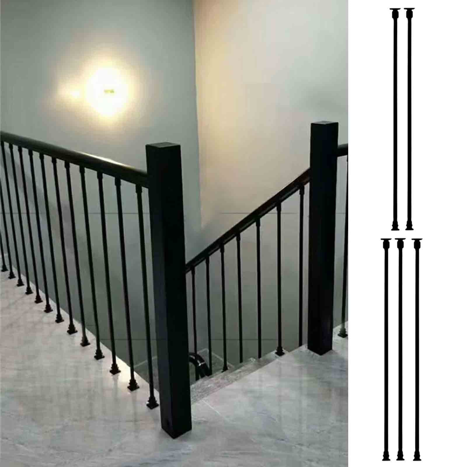 Solución para desniveles: Balaustres de hierro con soporte adaptable