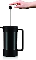 Vista 4 de Bodum Bean Sustainable French Press Coffee Maker, 34 Ounce, Black