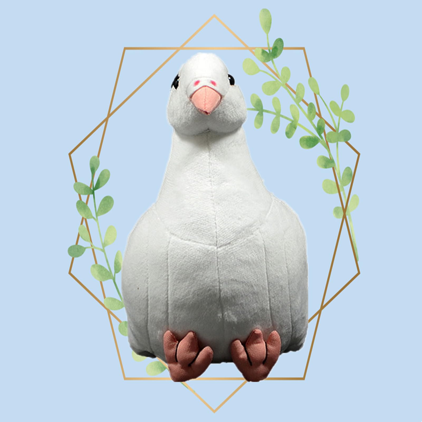 Amazon.co.jp: シミュレーション 白い鳩 ぬいぐるみ ソフト