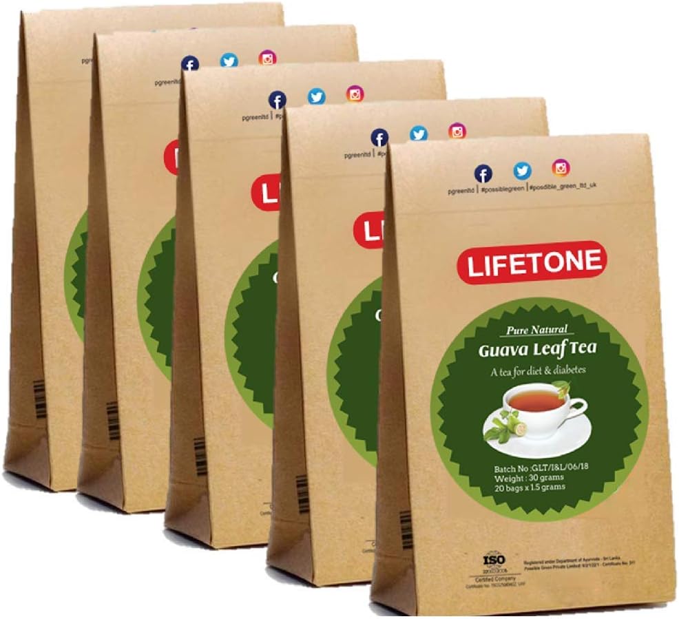lifetone the tea for better life, Guava Leaf Tea | Immunity Booster | Detox Tea (100 Teabags)
