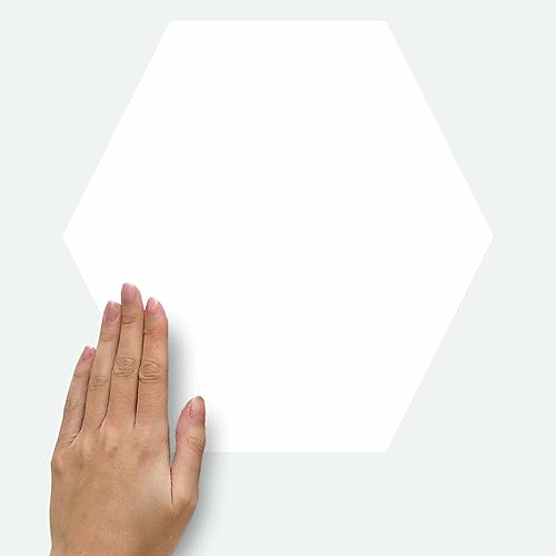 Miniatura 3 de RoomMates RMK4937SCM Adhesivos hexagonales de borrado en secopizarra blanca para pared