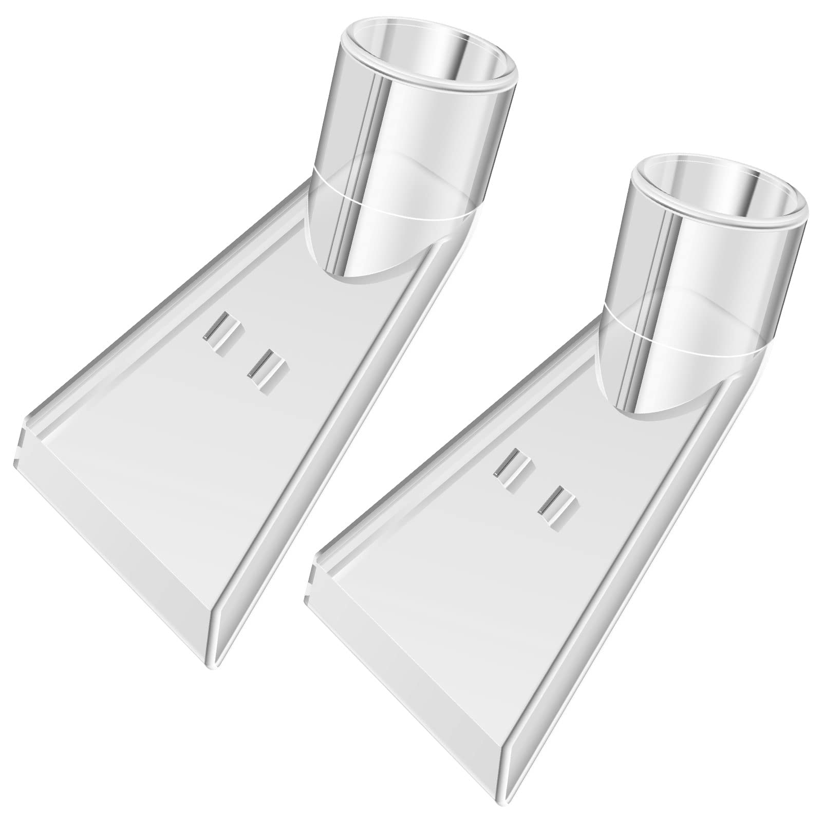 DRBIT 2Pcs Carpet Vac Extractor Attachment Tool Portable Vacuum Cleaner Brush Head Extraction Nozzle Shatter Proof Sofa Carpet Cleaning Nozzle Transparent Vacuum Cleaner Parts for Vacuum Cleaners