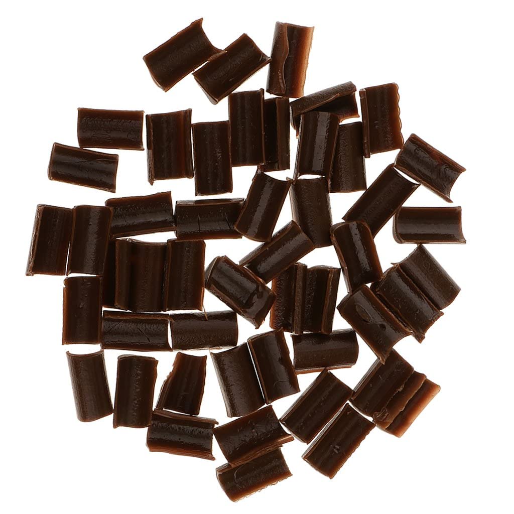 Fusion Keratin Granules Beads Glue for Hair Extensions Rebonds - Brown