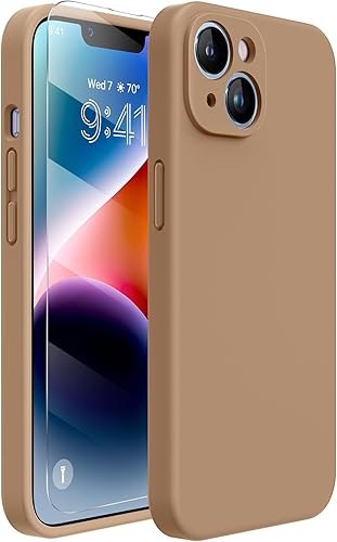 Miniatura 191 de Miracase - Funda diseñada para iPhone 11 con protector de pantalla, funda de goma de silicona líquida, protección total contra caídas y a prueba