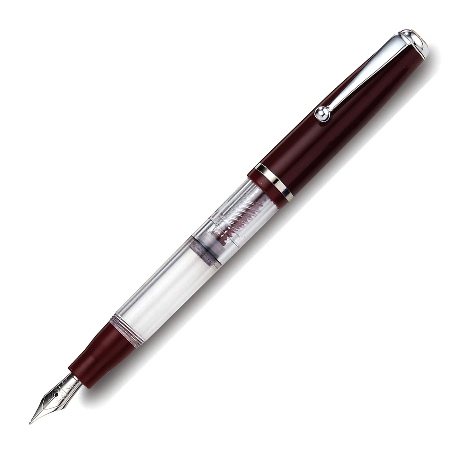 stipulaSplash Piston Fountain Pen, Bordeaux, V Flex Nib