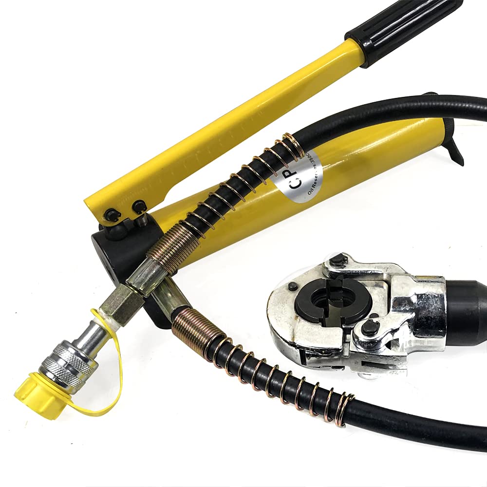 Pinza idraulica, set di pinze crimpatrici 6T, pinza crimpatrice manuale V12-28 mm e TH16-32 mm per tubi in alluminio, tubi PEX, ecc.