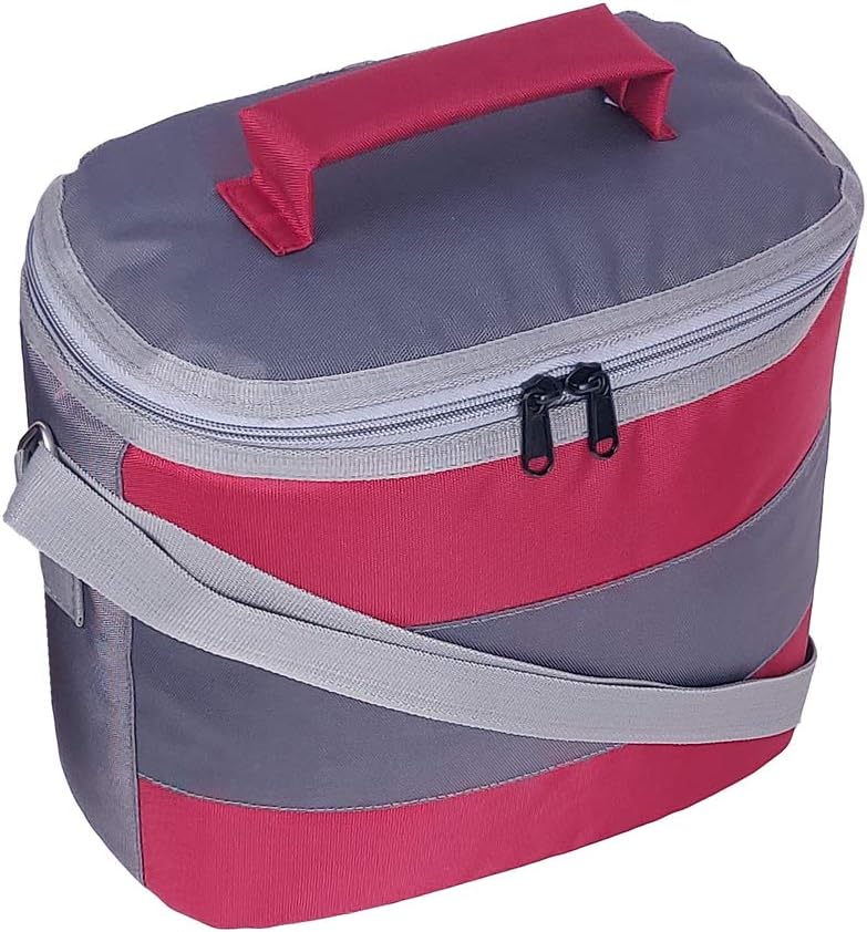 FOONTY Polyurethane Use Waterproof Lunch Bag/Tiffin Bag (Multicolor,FFFLB9002B)