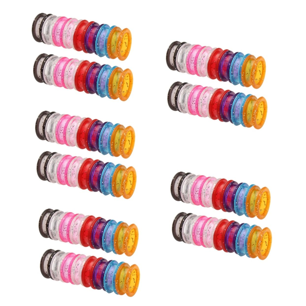 Anneaux de ciseaux silicone Housoutil : bagues poignées pour ciseaux animal de compagnie et cheveu