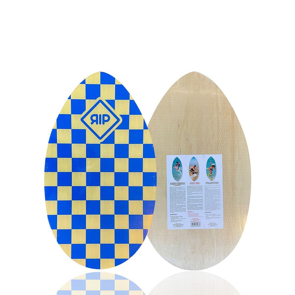 RIP Skimboard Camo Bois 37'' inch, 7 Ply Wood 94 CM - Premium Skimboard en Bois pour Surf Planche débutant à intermédiaire, Léger, pour Tous Les Niveaux de compétence, Les Enfants et Adultes