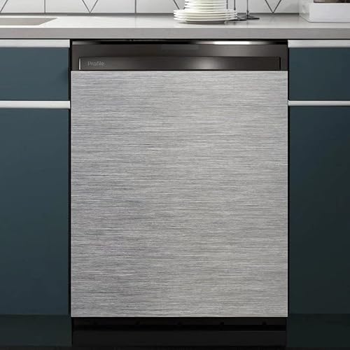 Miniatura 8 de MLGB Adhesivo magnético de acero inoxidable para lavavajillas, decoración de cocina, panel de refrigerador, calcomanía reutilizable de acero