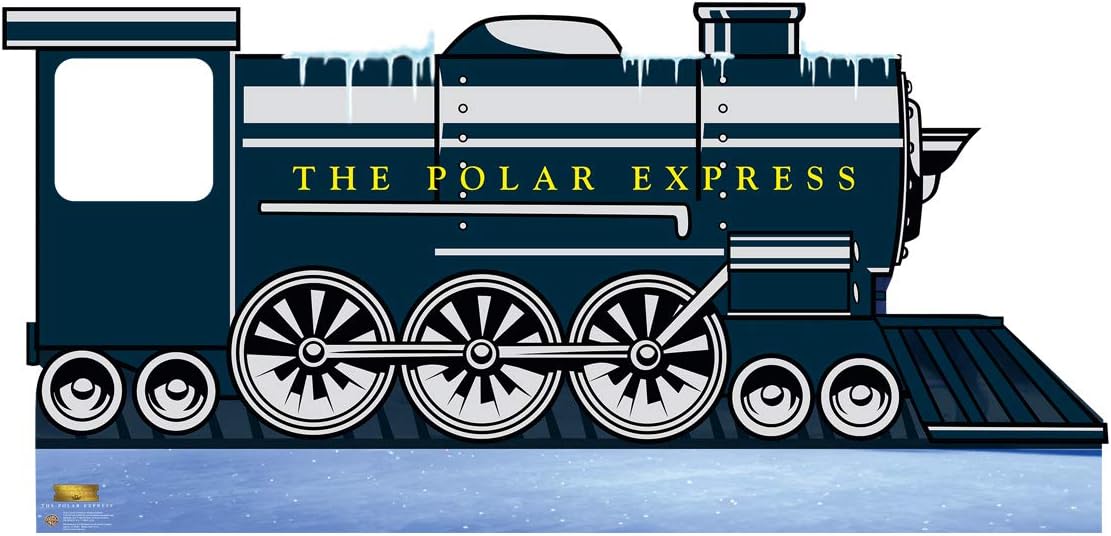 Cardboard People Advanced Graphics Polar Express Train Stand-in Life Size Cutout Standup - The Polar Express (2004 Film)