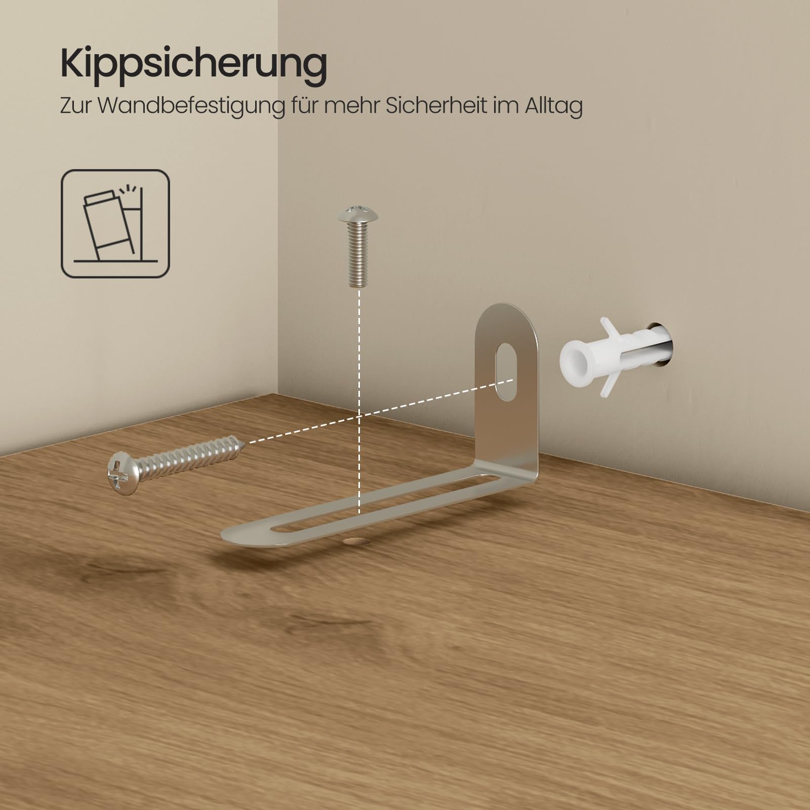 EUGAD Badezimmerschrank hoch, Badschrank, Mit 4 Türen, 1 offenem Fach, 1 Schublade, verstellbaren Einlegeböden, 70 x 176,5 x 40 cm, für Bad Wohnzimmer Küche, Weiß+Holzoptik