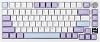 EPOMAKER Ajazz AK820 Pro Gaming Keyboard, 75% Gasket Mount, Mechanical Keyboard, TFT Screen, 3 Modes Bluetooth 5.12.4G Wireless & Type-C Wired, Sound Dampening Foam White Purple - OEM Profile