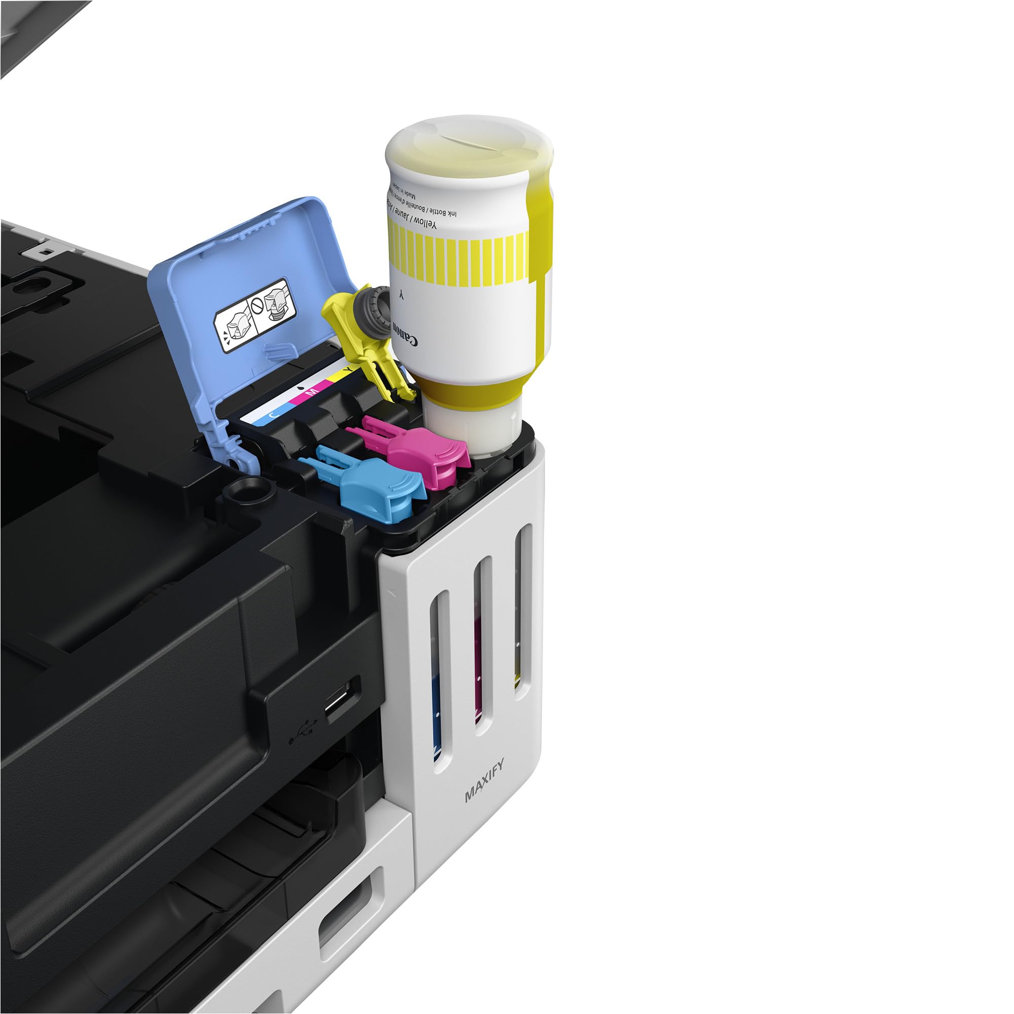Canon Stampante WiFi per Casa e Ufficio MAXIFY GX6550 - Stampante Multifunzione MegaTank con Scanner e Fotocopiatrice per Casa | Connettività WiFi ed Ethernet