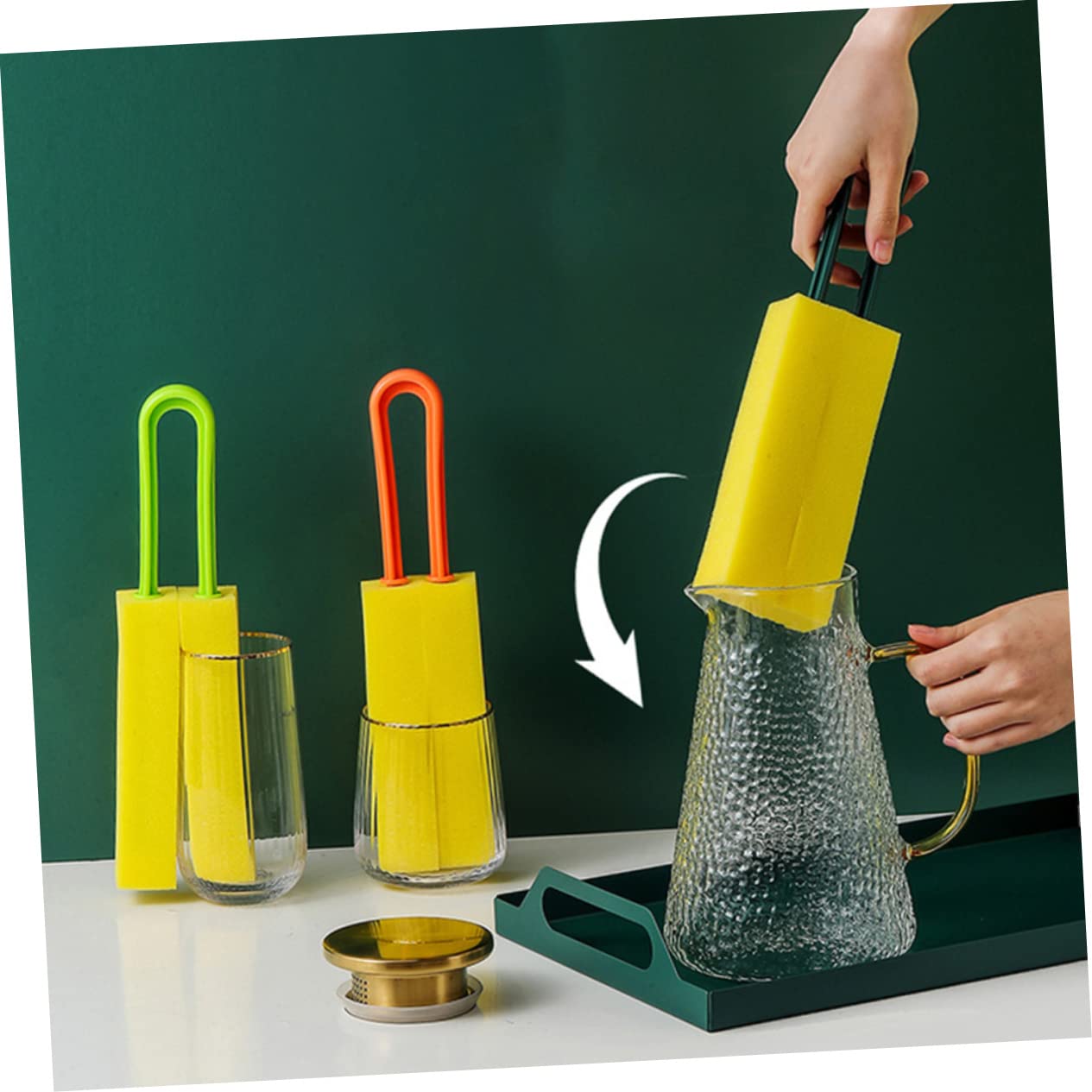 FRCOLOR 6pezzi Spazzole per Bottiglie Densità Scovolini Multifunzionali per Bottiglie e Utensili per e Casa