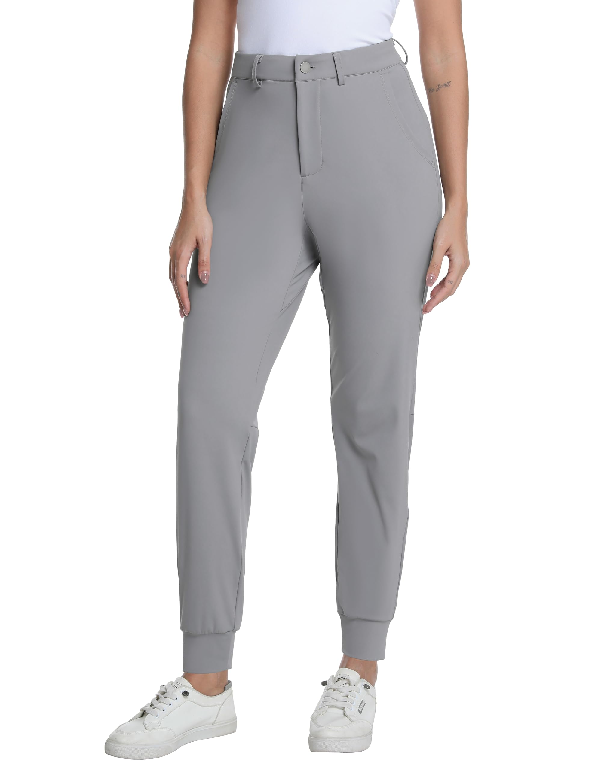 Women's Golf Joggers Pants with Belt Loops