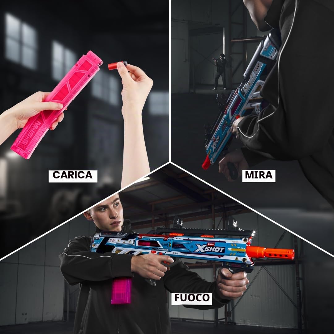 XSHOT Skins Pro Series Longshot 2.0, 40 Darts di ZURU