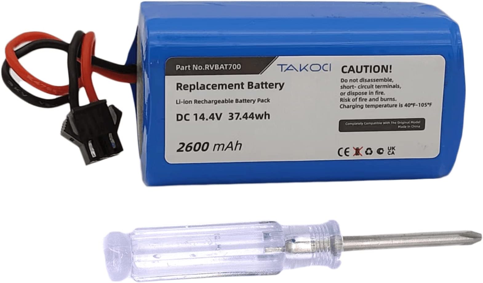 Youejoeq 3600mAh Replacement Battery for Shark Ion Robot