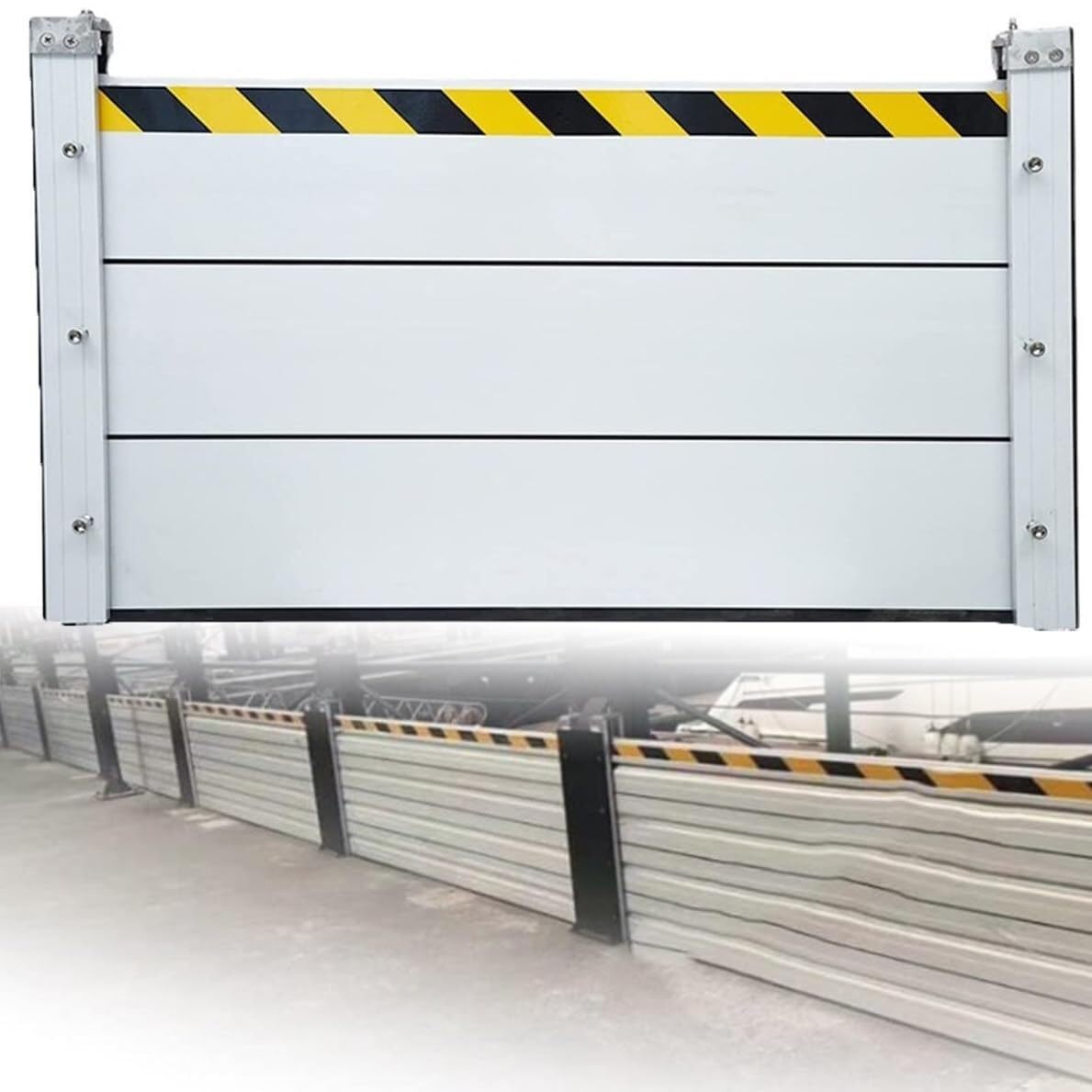 Barrera de protección contra inundaciones en la Calle, Tablero de retención de Agua de aleación de Aluminio, Impermeable y Resistente a los Impactos, Adecuado para garajes, Carrete
