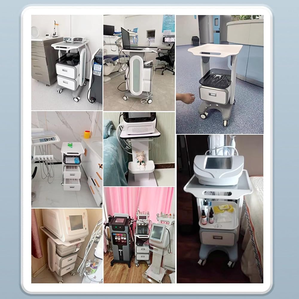 Carrello professionale con cassetti per saloni di bellezza medici, ospedali e soluzioni per la casa