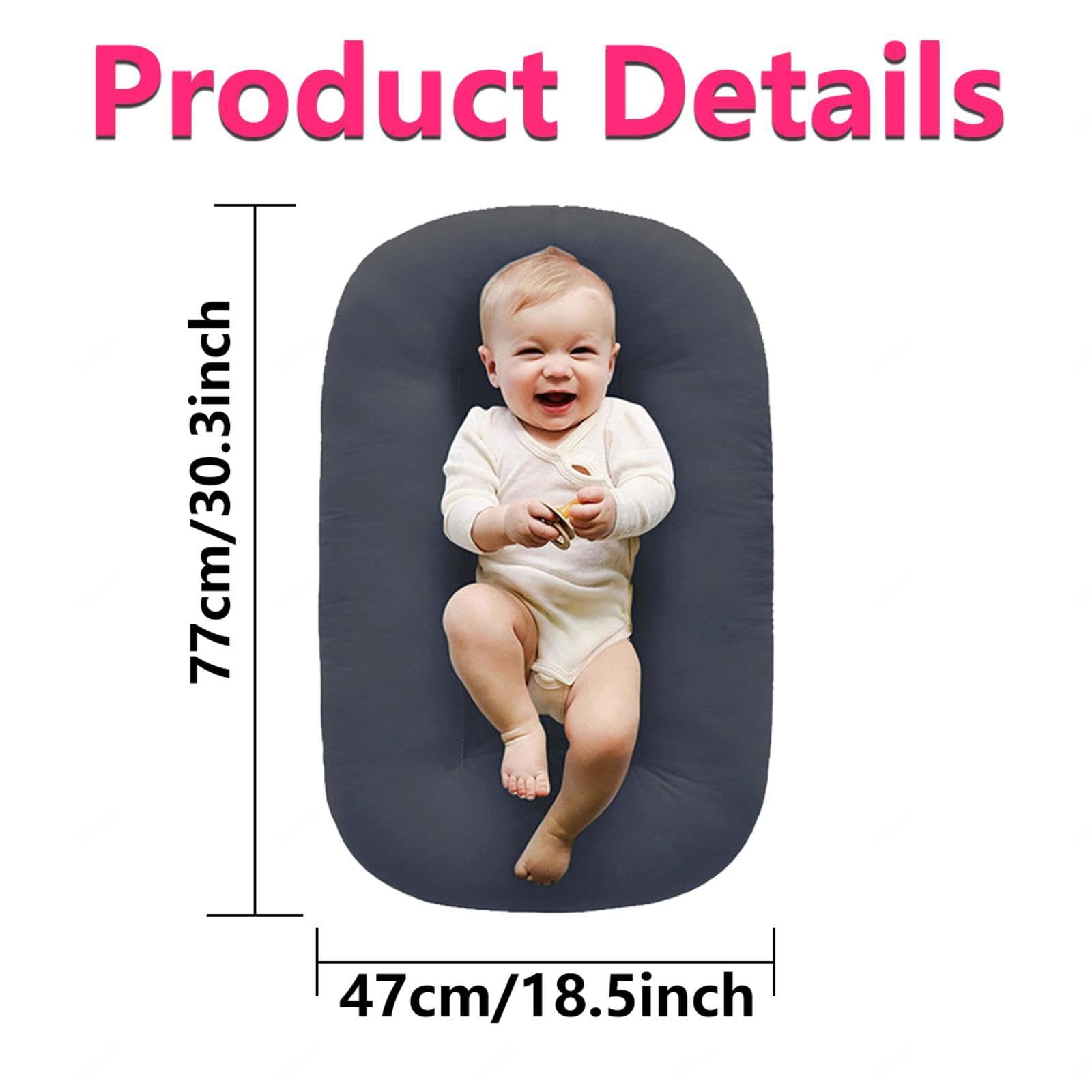 Baby Bed, Algodón Transpirable Reductor Bebe Desmontable Lavable Plegable Reductor Bebe Viajar,Pink