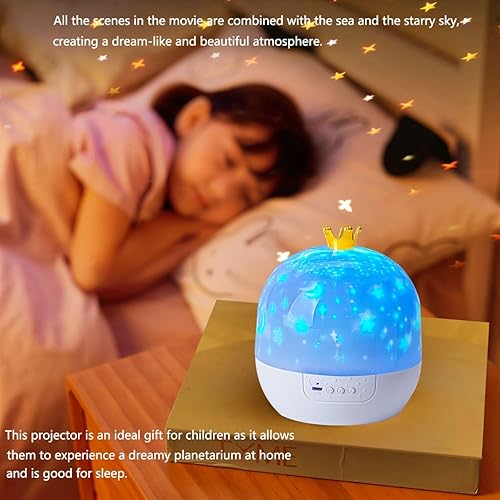 Miniatura 7 de Luces nocturnas para niños, proyector de galaxia de estrellas, 15 juegos de películas, luces nocturnas para dormitorio, techo, proyector de