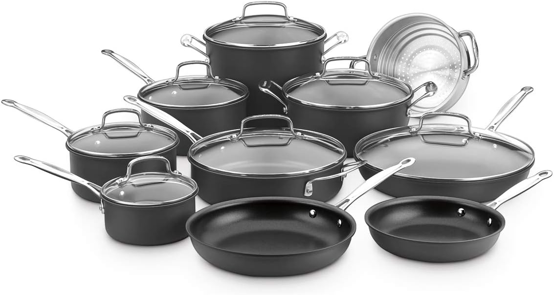 Cuisinart Chef's Classic Nonstick Hard-Anodized 17-Piece Cookware Set DISCONTINUED BY MANUFACTURER