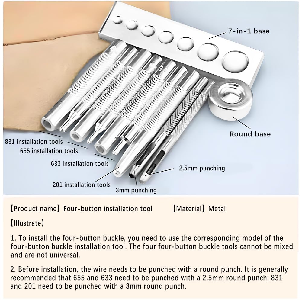 Oriental Riverkit 11pcs DIY Lederhandwerk Handwerk  Produktbild-Vorschau 4