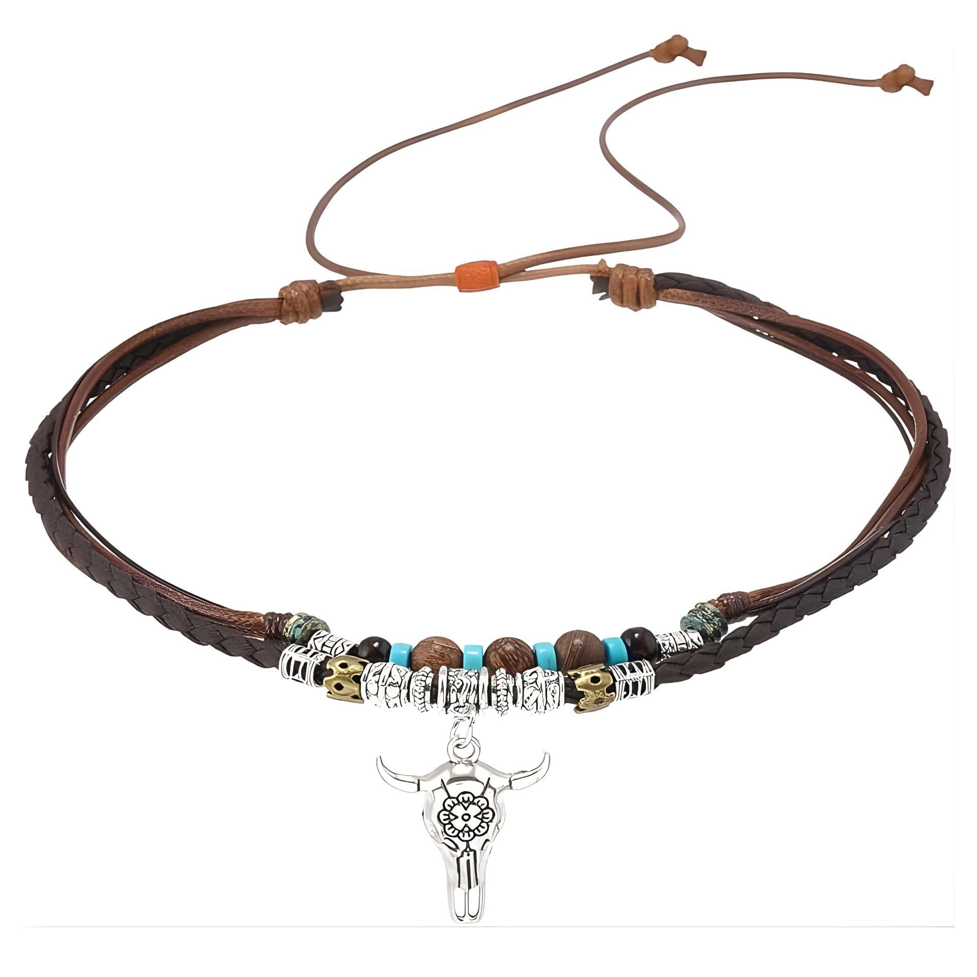 via mazzini ‘The Alpha Code’ Collection 'Savage Bull' Multi Strand Necklace with Bull Pendant For Men & Boys | Layered Chain Jewellery for Party, Club, Streetwear | Macho Trendy Hip Hop Streetwear Necklace for Bikers & Gym Lovers (NK1464) 1 Pc-picture-18