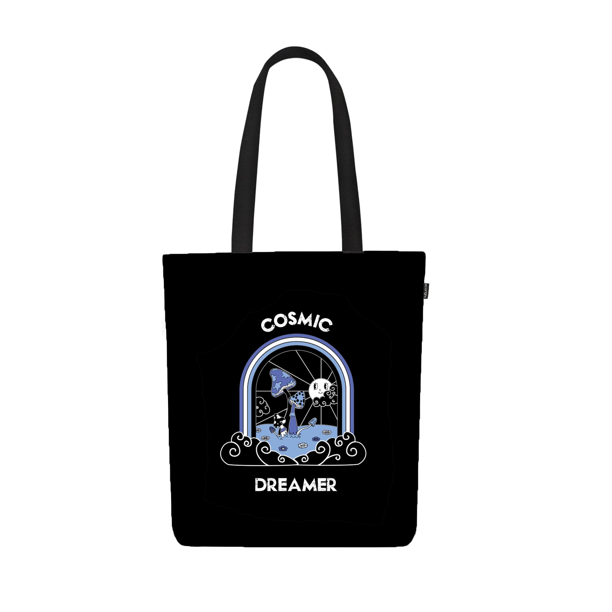 Eco Right Aesthetic Canvas Tote Bag for Women: Spacious, Zippered Closure, Reusable, Ideal for Beach, Shopping, Travel, School, Groceries - Cute & Eco-Friendly Gift for Girls, Teachers, Mothers