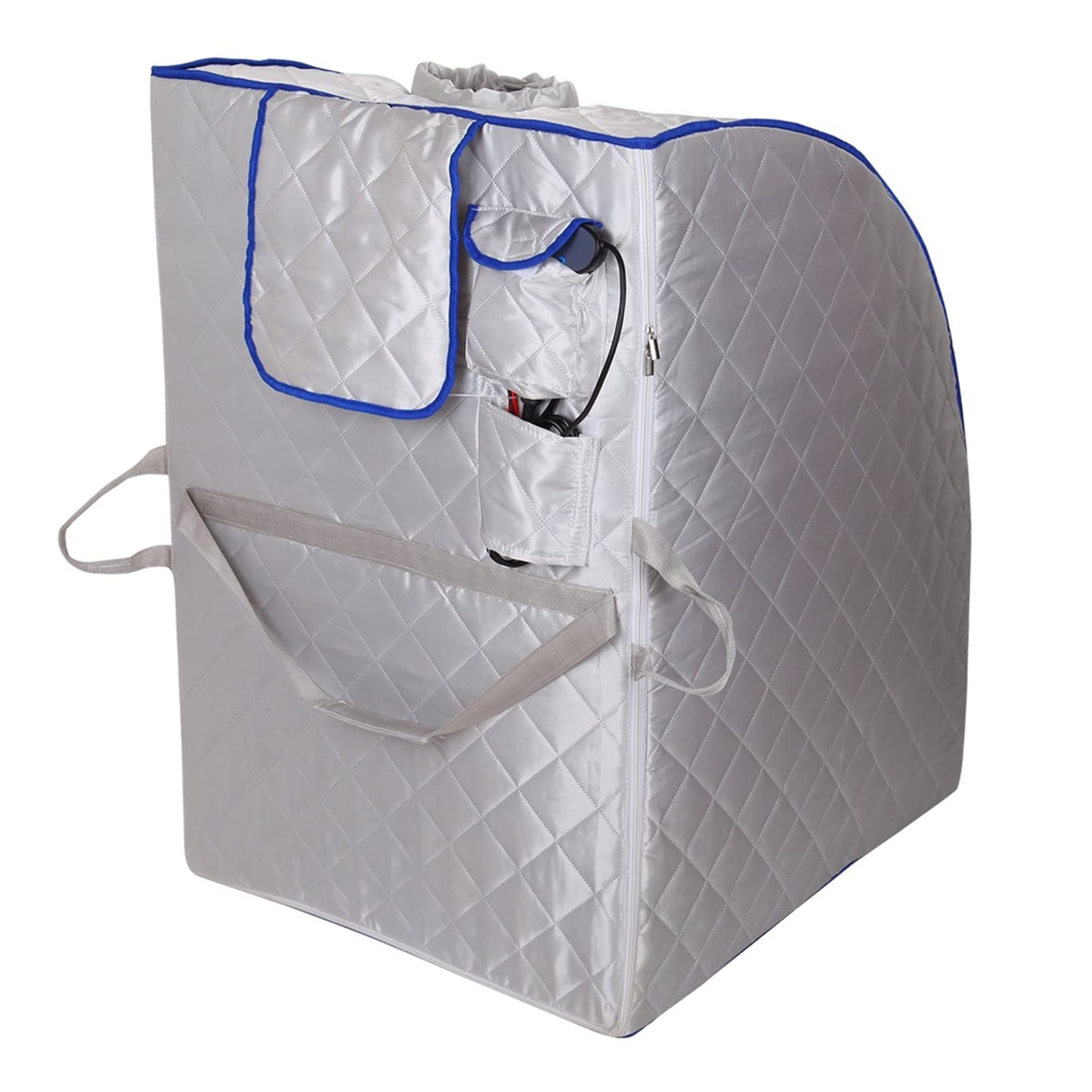 Manta de sauna Manta de sauna de infrarrojos Sauna portátil Adelgazante Sala de sauna personal Silla plegable Cámara de cabina Baño de sauna para la desintoxicación