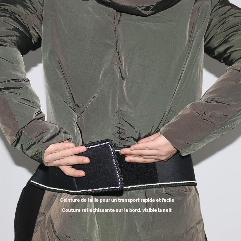 Cokomono Tablier Scooter Universel, Protection Tablier Couvre Jambe Scooter Imperméable et Coupe-Vent avec Bandes Réfléchissantes, Jambes Couverture d'hiver Chaude pour Scooter