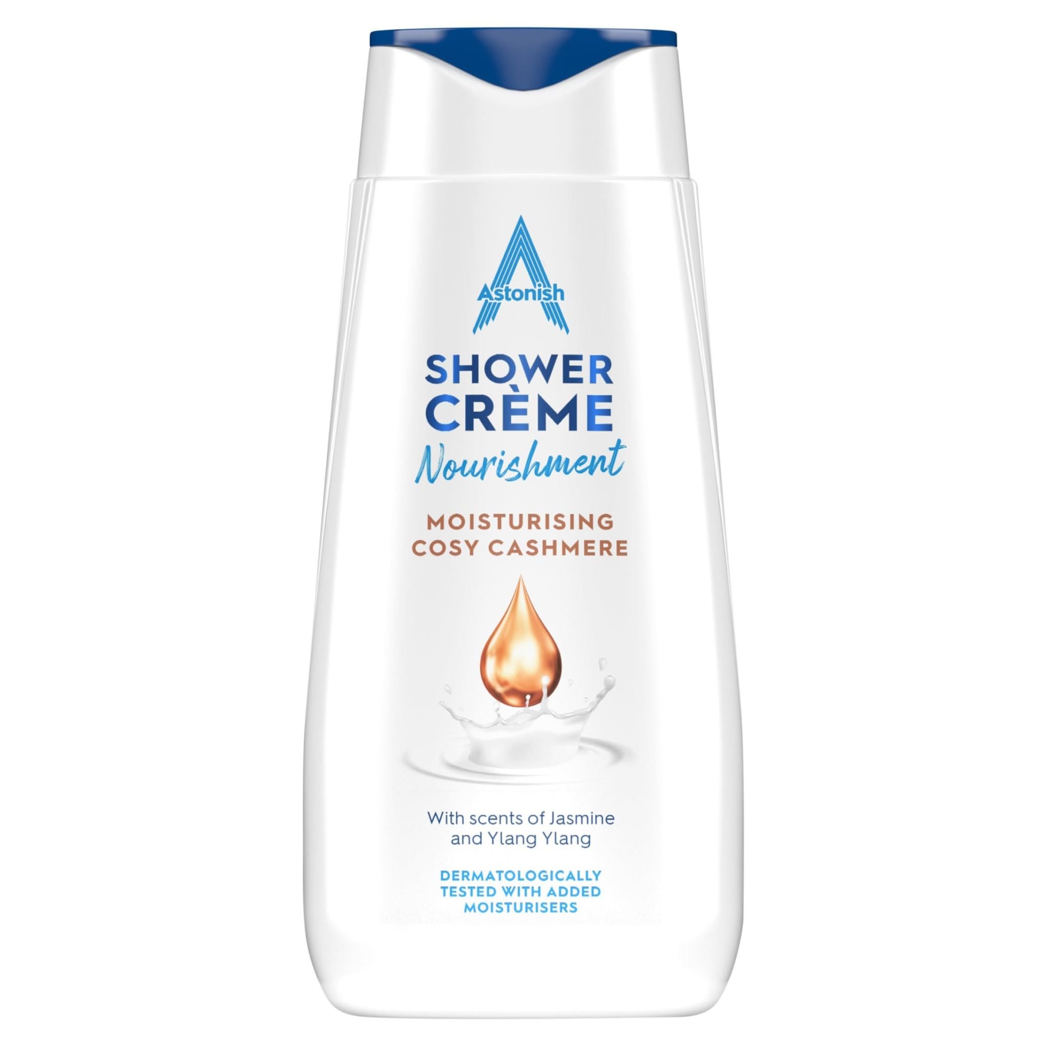 Astonish Shower Crème, Cosy Cashmere, Cleanses and Moisturises, Jasmine and Ylang Ylang Scented, 400ml