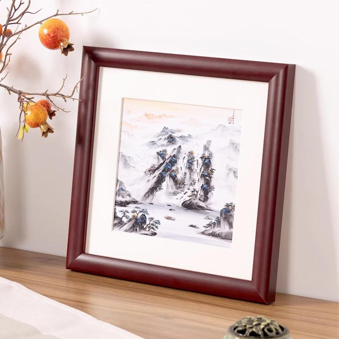 アンティーク　ダークブラウン装飾フォトフレーム アンティーク ダークブラウン装飾フォトフレーム