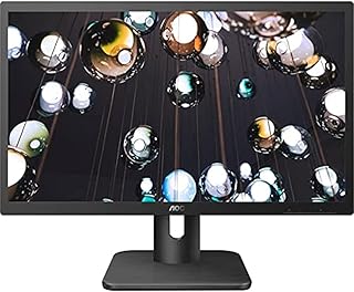 AOC 20E1H 19.5" HD 1600x900 Monitor, 5ms, FlickerFree, HDMI/VGA, VESA Compatible, EPEAT Silver, EnergyStar
