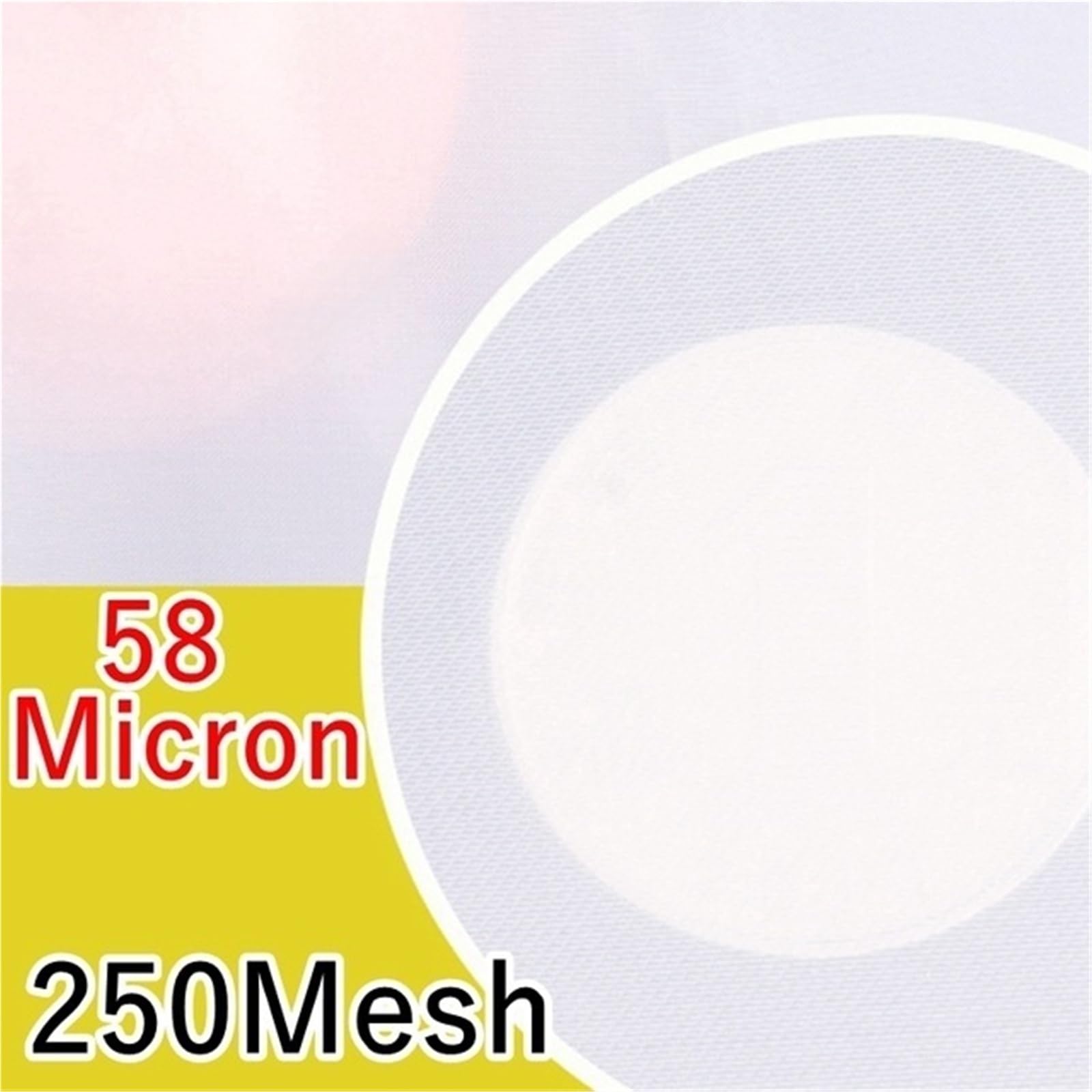 Nylon-Filtertuch Nylon-Siebgeweberolle 80–500 Maschen, weißes Nylongewebe, präzises Filtertuch, 1 m Breite * 1/5/10 Meter, Stück(250 * 1M*5M)