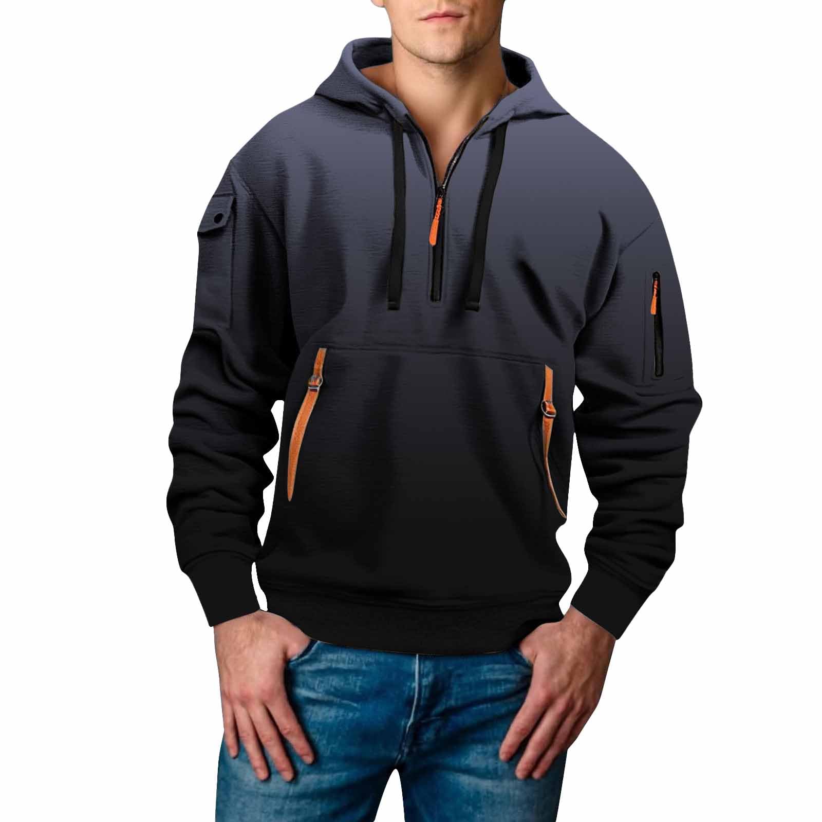 Ropa anti UV hombre camisa de manga larga de algodón y lino holgada talla S 5