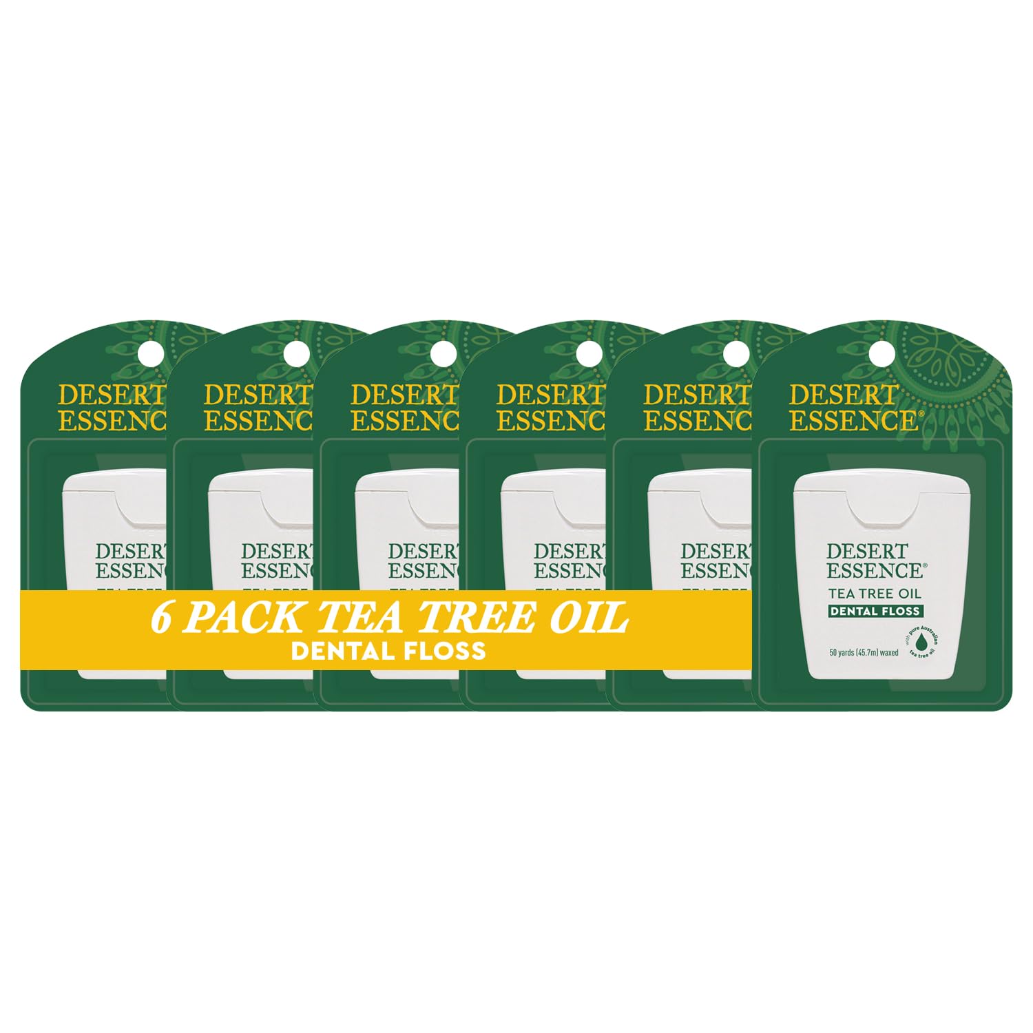 Amazon.com: Desert Essence, Tea Tree Dental Floss 50 yd - Gluten